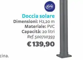 Bricocenter Doccia solare offerta