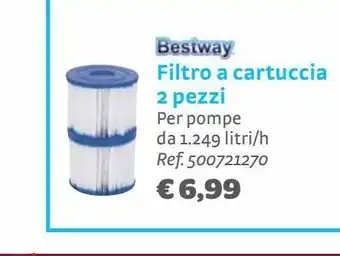 Bricocenter Bestway filtro a cartuccia 2 pezzi offerta