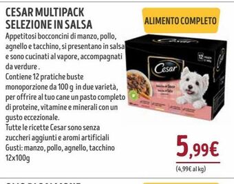 Il Gigante Cesar multipack selezione in salsa offerta
