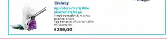 Bricocenter Bestway aspiratore ricaricabile a batteria tesla 90 offerta