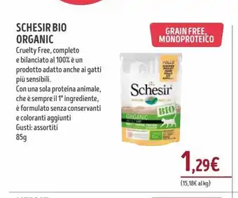 Il Gigante Schesir bio organic offerta
