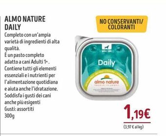 Il Gigante Almo nature daily offerta