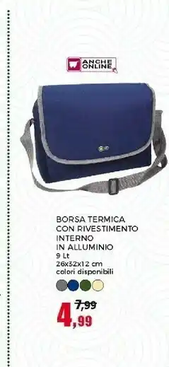 Happy Casa Happy Casa Borsa Termica Con Rivestimento Interno In Alluminio offerta