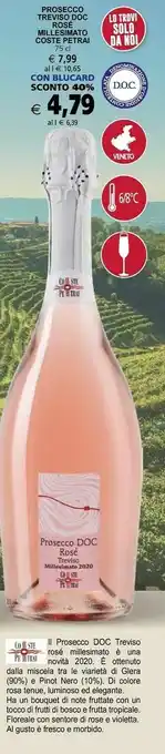 Il Gigante Millesimato Coste Petrai Prosecco Treviso DOC offerta