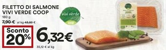 Coop Coop Filetto Di Salmone Vivi Verde offerta
