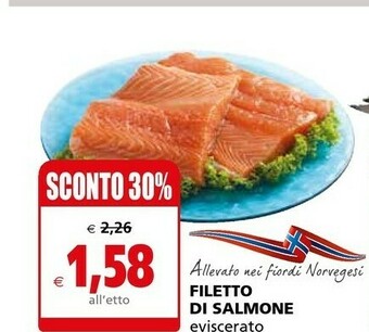 Il Gigante Filetto Di Salmone Eviscerato offerta