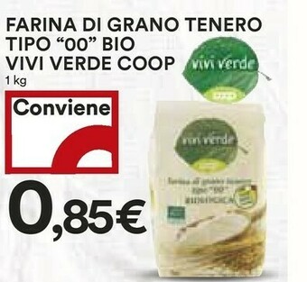 Coop Vivi verde coop Farina Di Grano Tenero Tipo "00" Biologica 1000 G(ml) offerta