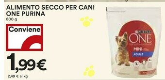 Coop Purina Alimento Secco Per Cani One offerta