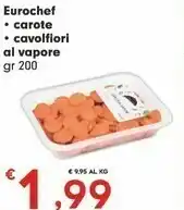 Despar Eurochef Carote/ Cavolfiori Al Vapore offerta