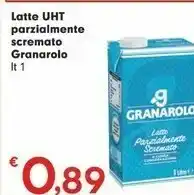 Despar Granarolo Piacere Leggero Latte UHT Parzialmente Scremato 1000 G(ml) offerta