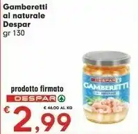Despar Gamberetti Al Naturale