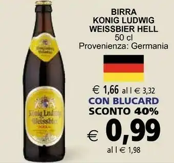 Weissbier Hell Birra Konig Ludwig
