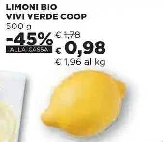 Coop Vivi verde coop Limoni Bio Vivi Verde offerta