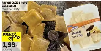 Coop Buratti Ravioli Cacio E Pepe Casa offerta