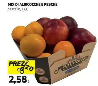 Coop Mix Di Albicocche E Pesche Cestello, 1 Kg offerta