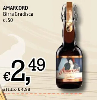 Famila Amarcord Birra Gradisca cl 50 offerta