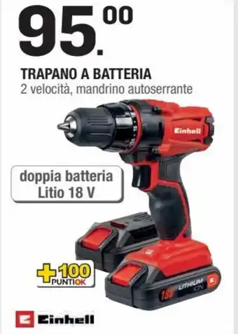 Brico OK Einhell Trapano A Batteria offerta