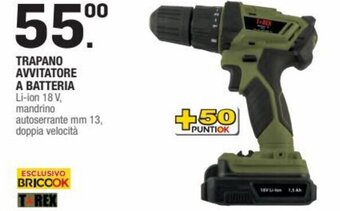 Brico OK Trapano Avvitatore A Batteria offerta