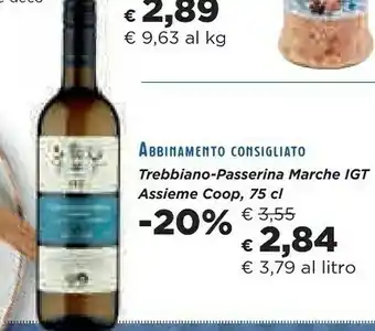 Coop Coop Trebbiano-Passerina Marche IGT offerta