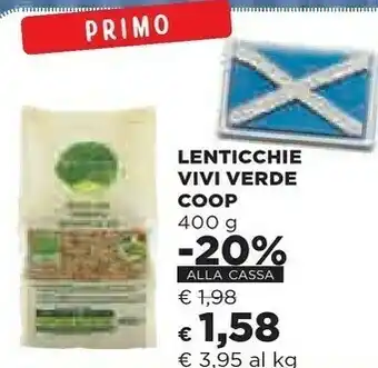 Coop Coop Lenticchie Vivi Verde offerta