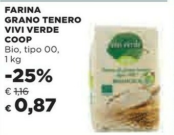 Coop Coop - Farina Di Grano Tenero Tipo "0" 1000 G(ml) offerta