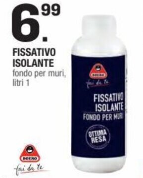Boero Fissativo Isolante fondo per muri, litri 1