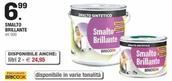 Brico OK Bricook Smalto Brillante ml 500 offerta