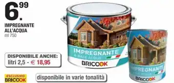 Brico OK Bricook Impregnante All'Acqua ml 750 offerta