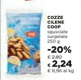 Coop Coop Cozze Cilene offerta