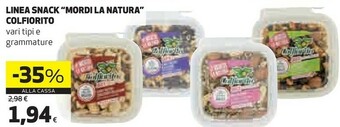 Coop Colfiorito Linea Snack Mordi La Natura offerta
