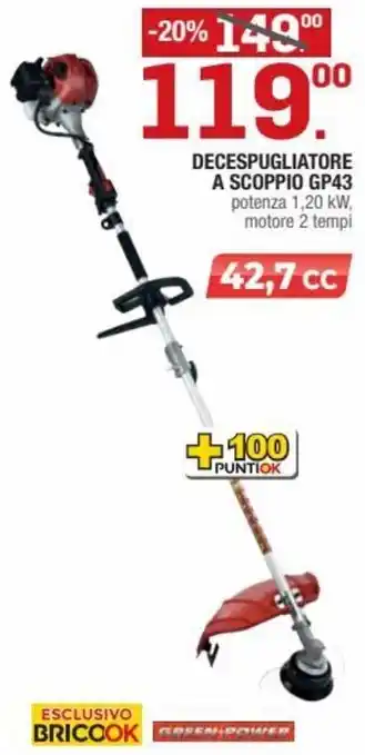 Bricook Decespugliatore A Scoppio GP43