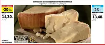 Coop Parmigiano Reggiano Dop Di Montagna Cantarelli offerta