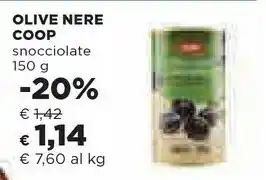 Coop Coop Olive Nere Snocciolate offerta