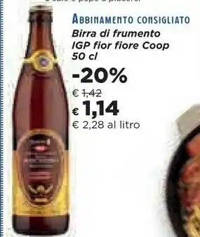 Coop Coop - Birra Di Frumento Non Filtrata Fior Fiore 500 G(ml) offerta