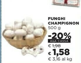 Coop Funghi Champignon offerta