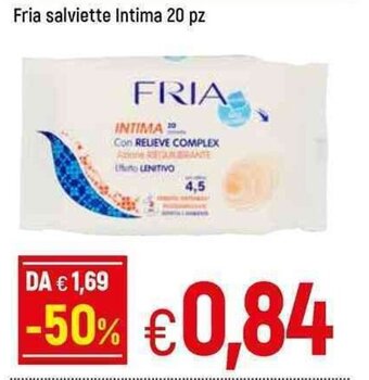 Famila Fria Salviette Intima 20 pz offerta