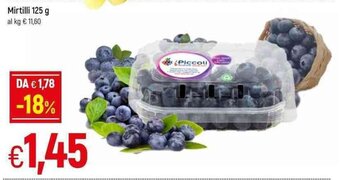 Famila Mirtilli 125 g offerta