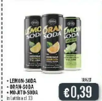 Deco Supermercati Lemon Soda Oran Soda offerta