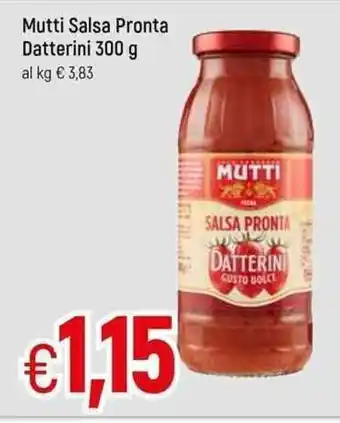 Famila Mutti Salsa Pronta Datterini 300g offerta