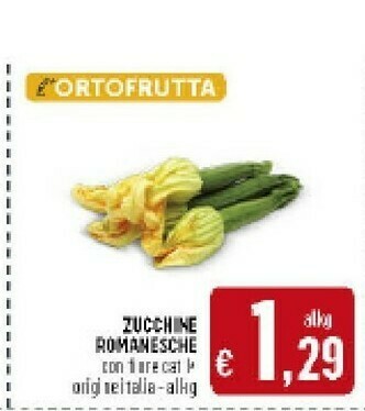 Deco Supermercati Zucchine Romanesche offerta