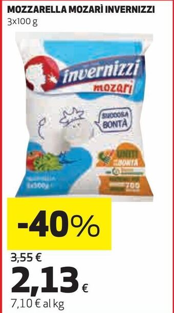 Ipercoop Mozzarella mozari invernizzi offerta