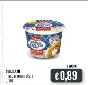 Deco Supermercati Galbani Mascarpone Salato offerta