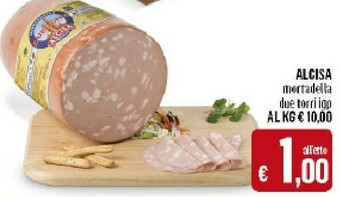 Deco Supermercati Alcisa Mortadella Due Torri IGP offerta