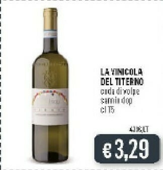 Deco Supermercati La vinicola del titerno Coda Di Volpe Sannio DOP offerta