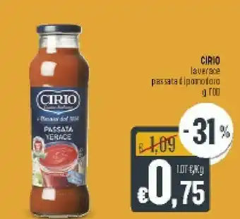 Deco Supermercati Cirio La Verace Passata offerta