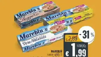 Deco Supermercati Mareblu Tonno Al Naturale offerta