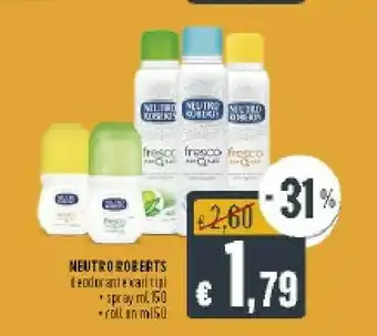 Neutro Roberts Deodorante Spray/ Roll On