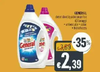Deco Supermercati General Detersivo Lavatrice offerta