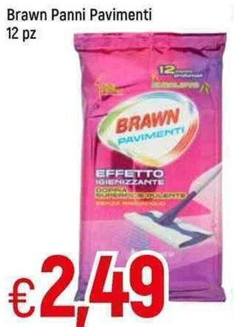 Famila Brawn Panni Pavimenti 12 pz offerta