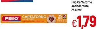 Famila Frio Cartaforno Antiaderente 25 Metri offerta